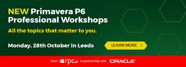 Applied Oracle Primavera P6 Professional Workshops, 28th October in Leeds